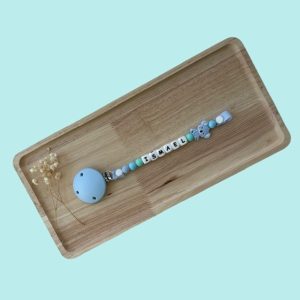 Attache tétine Koala bleu