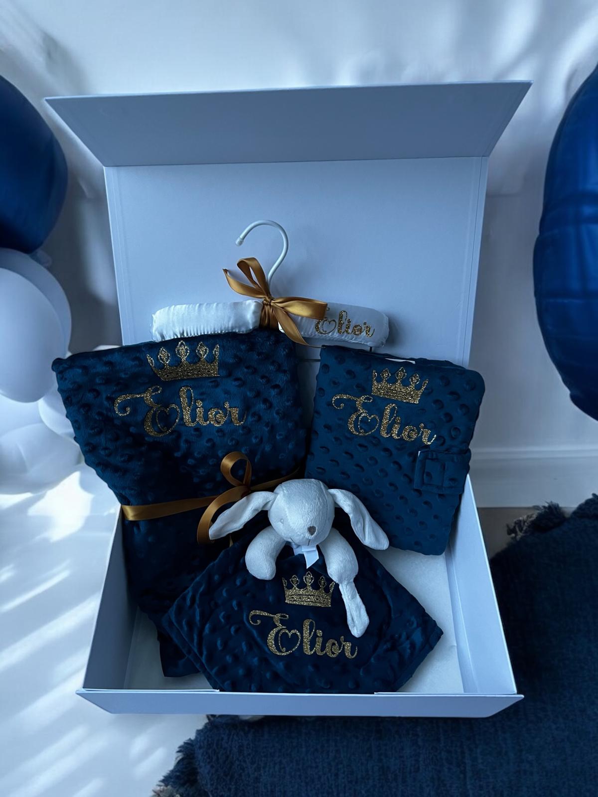 Coffret bébé bleu roi