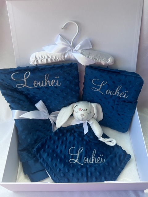 Coffret bébé bleu roi – Image 2