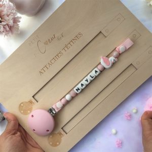 Attache tétine Cygne